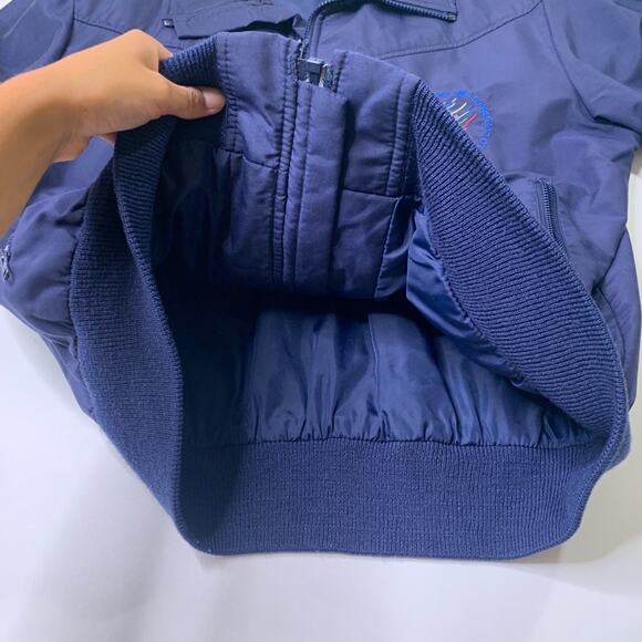 Vintage Obermeyer Jacket Mens M Medium Nylon Bomber Aspen World Cup Races 1984 - Picture 7 of 10